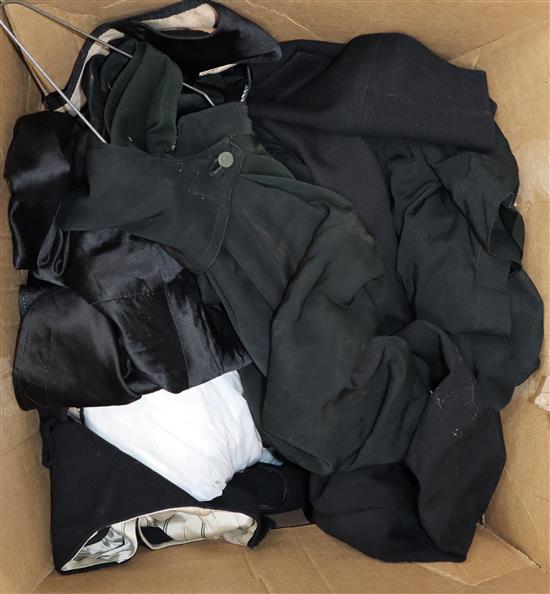 A quantity of assorted clergy clothing